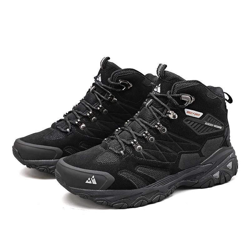 Men’s Leather Hiking Boots Ankle Height for Trekking