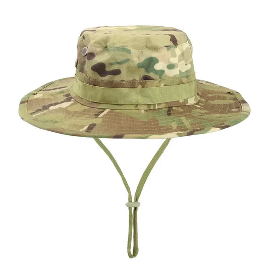 Camouflage Boonie Hat Wide Brim Unisex Foldable Sun Hat