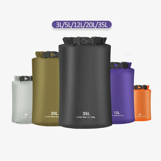 Ultralight Dry Bag – 3L to 35L Waterproof Sack for Outdoor & Watersports