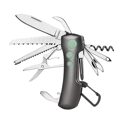 Mini Survival Folding Knife – Outdoor Multitool Swiss-Style for Camping & Repairs