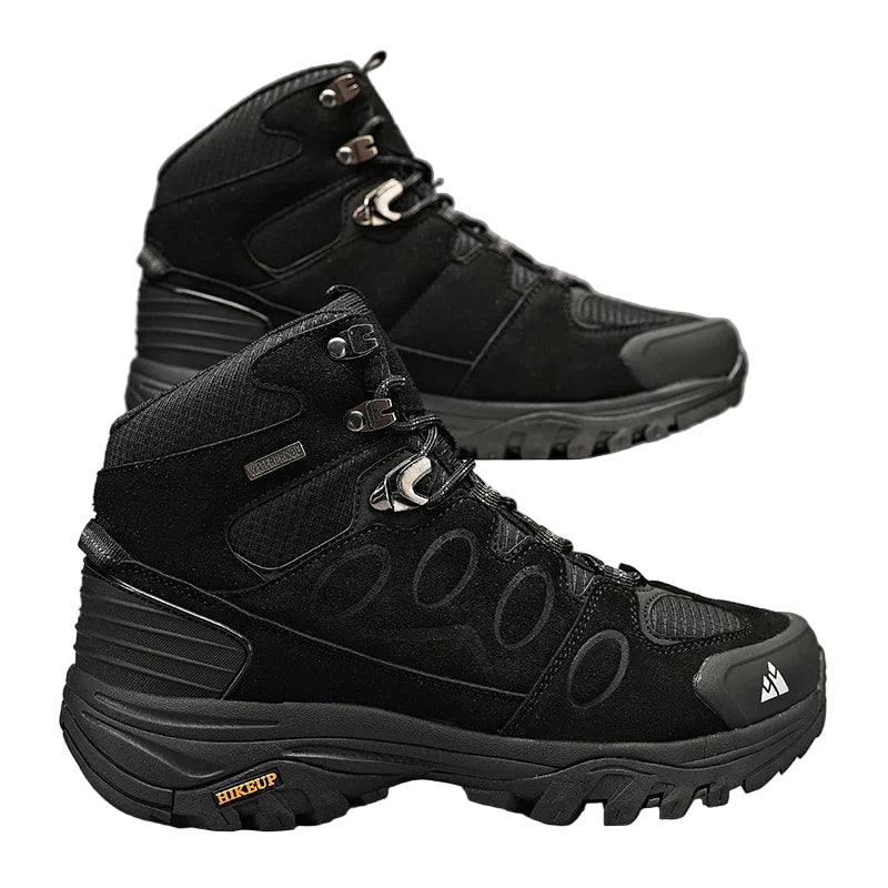 Men’s High Top Suede Hiking Boots Lace Up Non Slip for Winter
