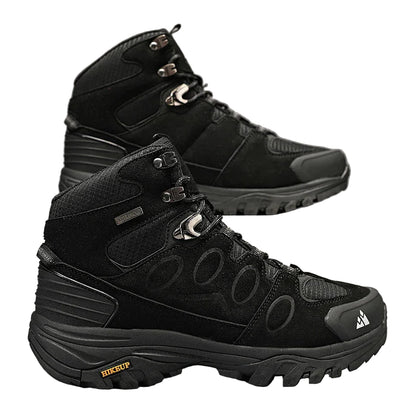 Men’s High Top Suede Hiking Boots Lace Up Non Slip for Winter