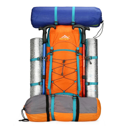Large Capacity Hiking Backpack with Shoe Pocket for Travel