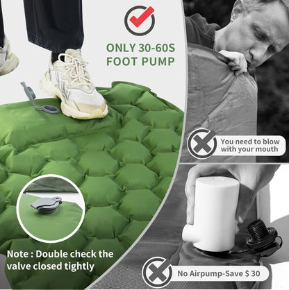 Self-inflating camping mattress "Nirvana" | Camping Ground Sheet