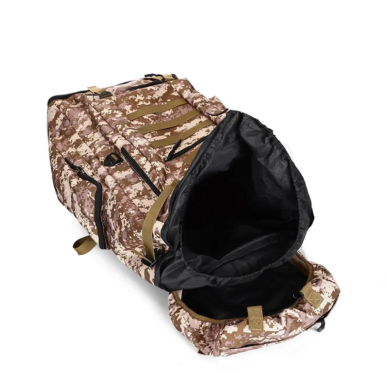 100 L Mountaineering Backpack Tactical Large Capacity for Hiking