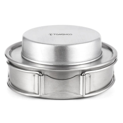 Portable Stainless Steel Alcohol Stove with Folding Handles
