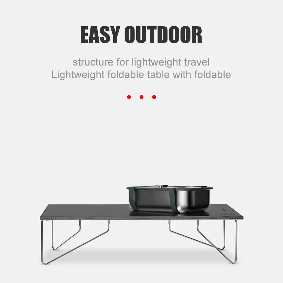 Ultralight Mini Camping Table Portable Folding Aluminium Alloy