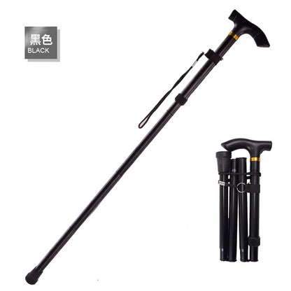 Adjustable Folding Hiking Stick with Wrist Strap