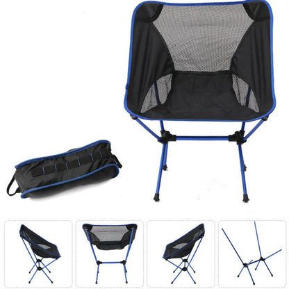 Folding Camping Chair Portable Detachable Seat Ultralight