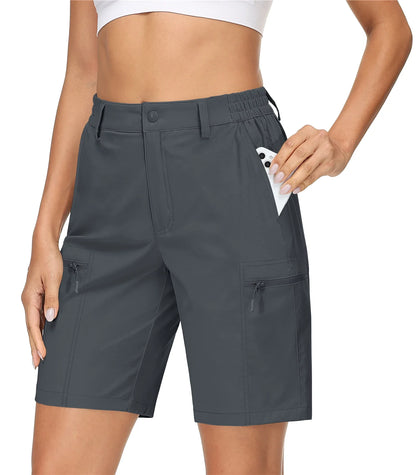 Women’s Hiking Shorts Quick Dry Lightweight with Zipper Pockets