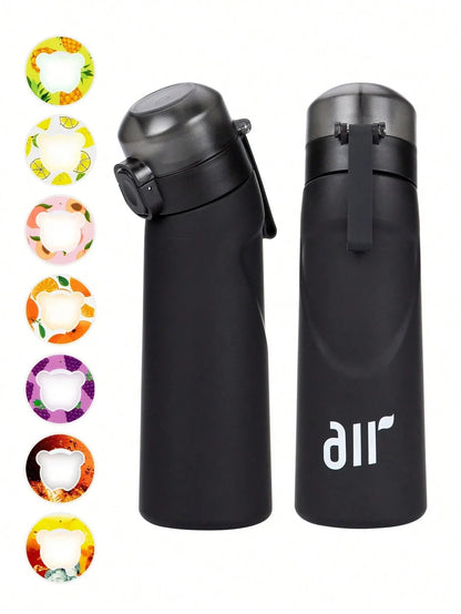 Aroma Water Bottle Leakproof with Straw Includes Flavor Pod - The PeakTrail
