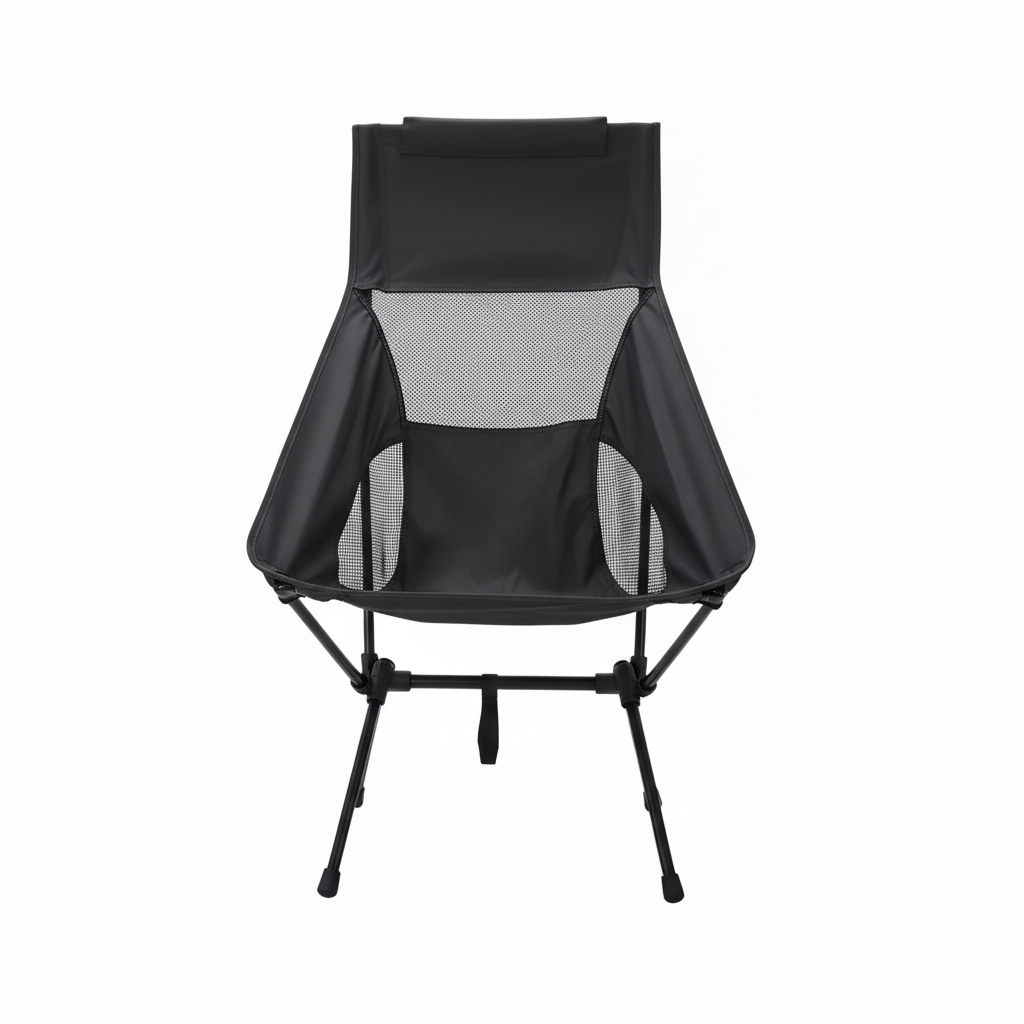 Folding Camping Chair with Backrest Portable and Lightweight - The PeakTrail