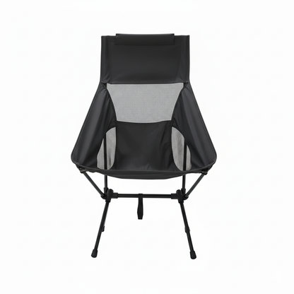 Folding Camping Chair with Backrest Portable and Lightweight - The PeakTrail