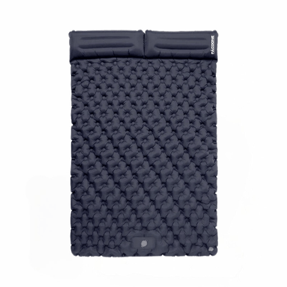 Double Camping Air Mat Inflatable Sleeping Pad with Pillows - The PeakTrail