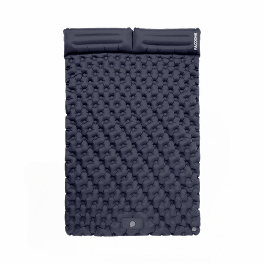 Double Camping Air Mat Inflatable Sleeping Pad with Pillows - The PeakTrail