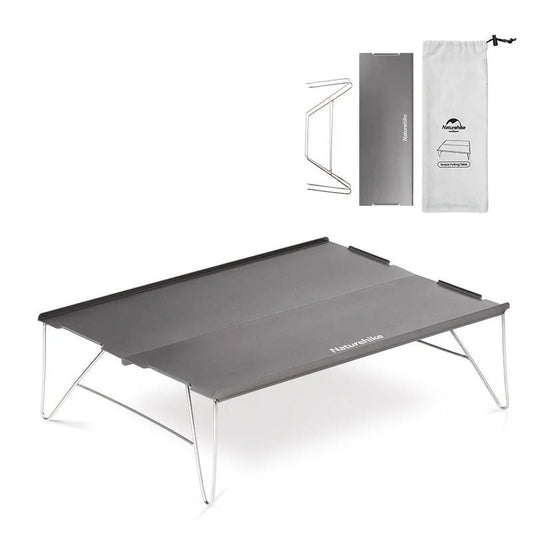 Folding Camping Table Portable Aluminum Alloy Construction - The PeakTrail