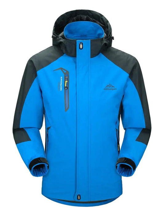 Men's Hiking Jacket Windproof Lightweight Outdoor Layer - The PeakTrail