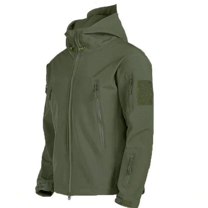 Men's Tactical Jacket Warm Outdoor Design for Hiking - The PeakTrail