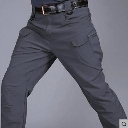 Men's Tactical Winter Pants Fleece - Lined Cargo for Hiking and Skiing - The PeakTrail