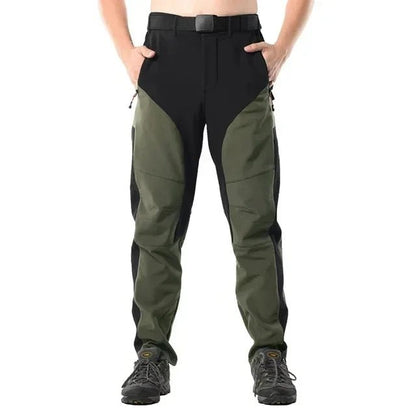 Men's Winter Hiking Pants Softshell Tactical Design - The PeakTrail
