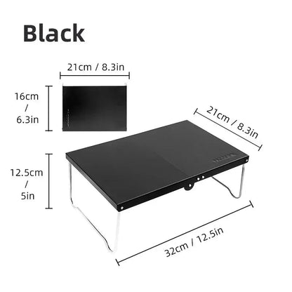 Mini Folding Camping Table Ultralight MDF Surface - The PeakTrail