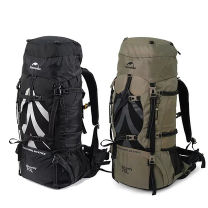 Naturehike 70L Hiking Backpack Unisex with Rain Cover - The PeakTrail