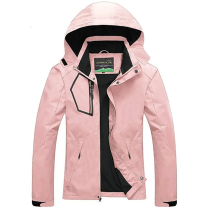 Women's Mid - Season Rain Jacket Lightweight and Packable - The PeakTrail