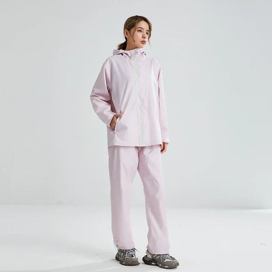 Women's Rain Suit Waterproof Jacket and Pants Set - The PeakTrail